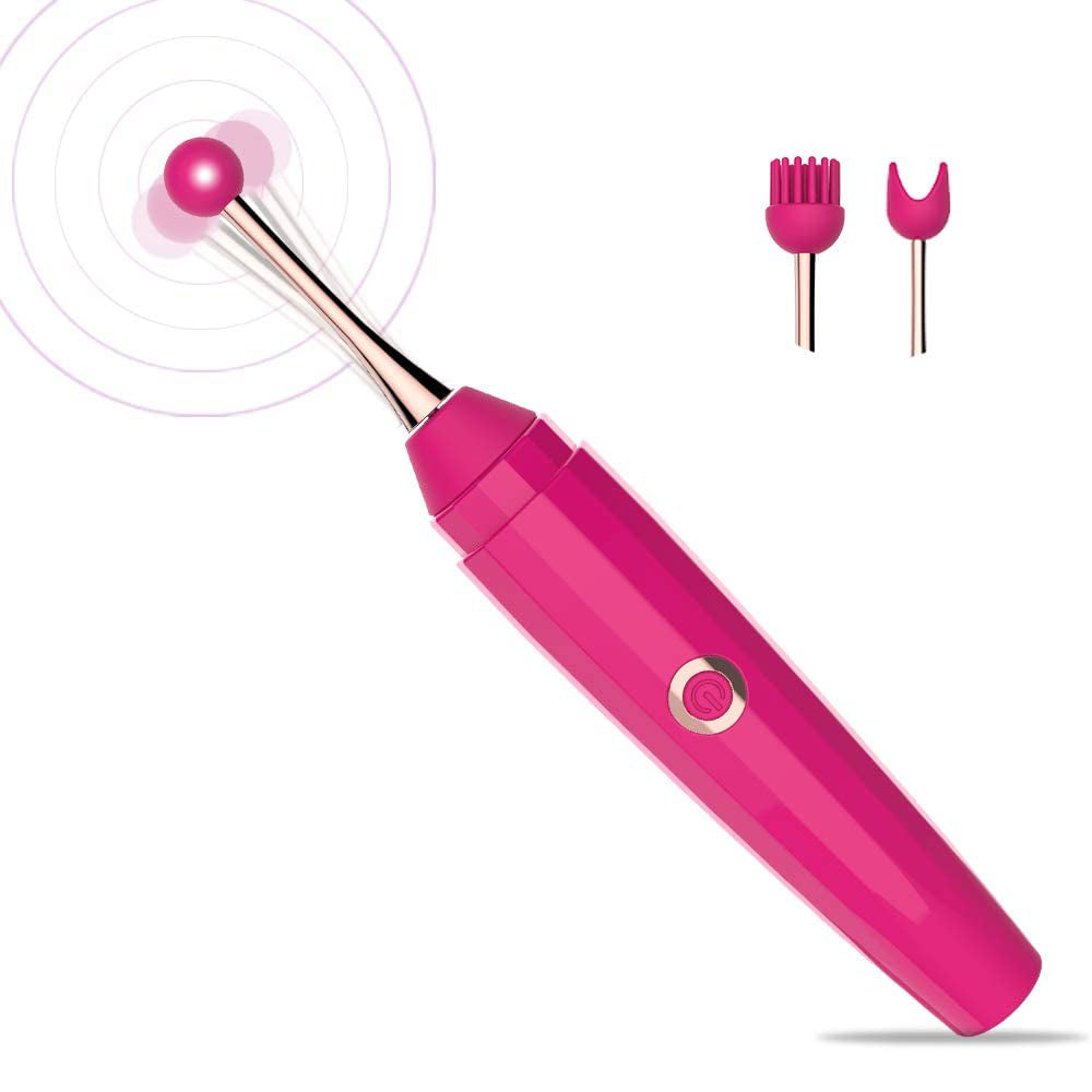 Multi Tip Precision Vibrator / ML-DW-ZD050 / (Rose red)