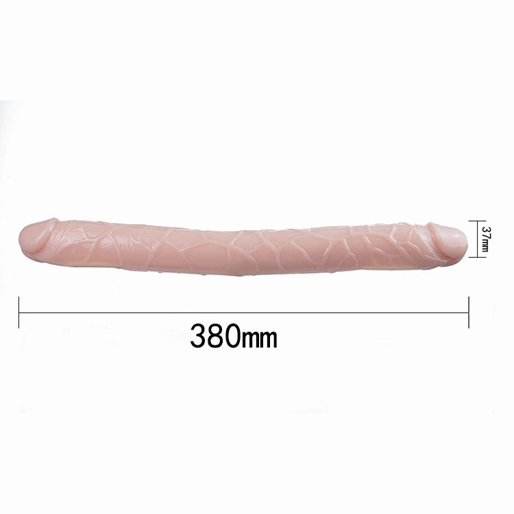 Realistic Double Dong Colossal Dildo / ML-DW-YJ163 / (Fair skin)