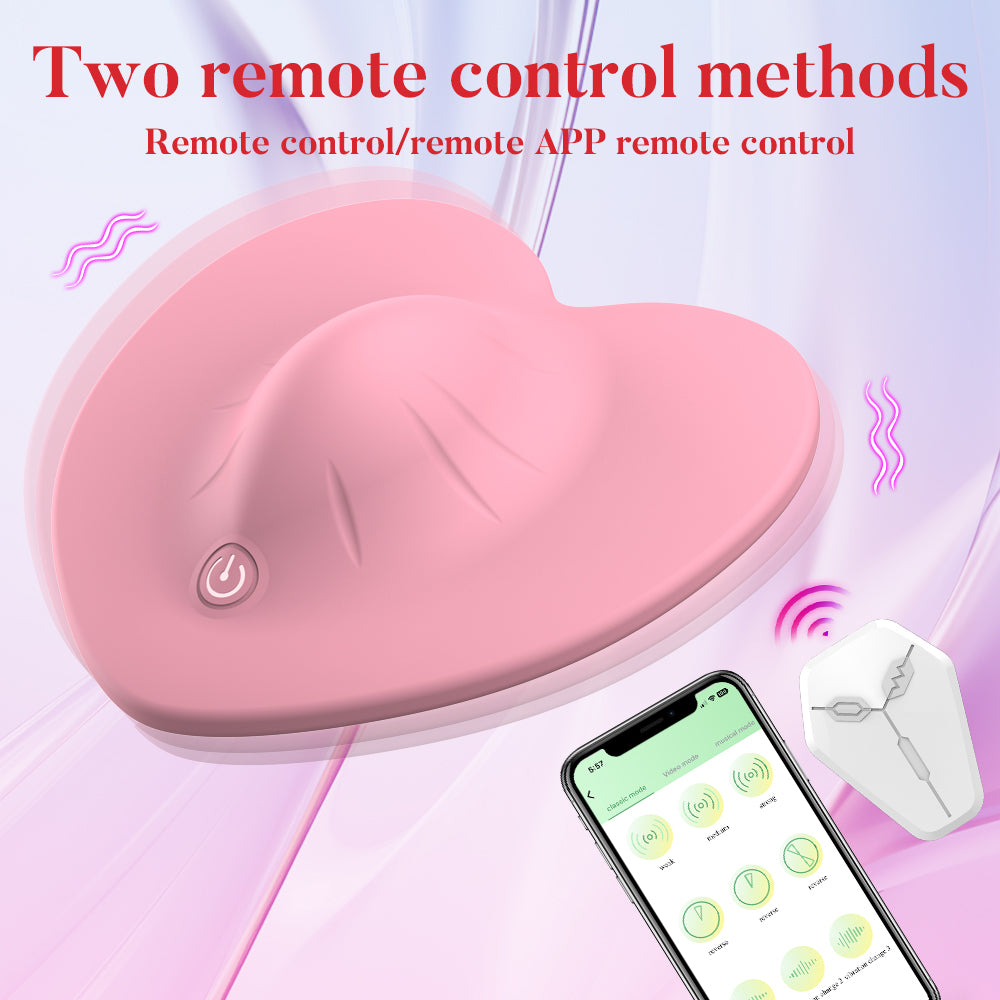 App Controlled Wearable Vibrator / ML-DW-TD415 / (Pink)