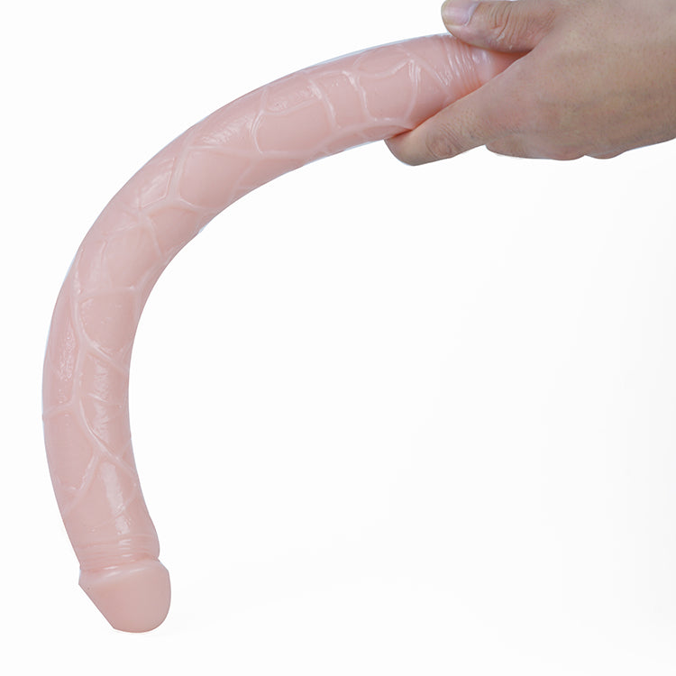 Realistic Double Dong Colossal Dildo / ML-DW-YJ163 / (Fair skin)