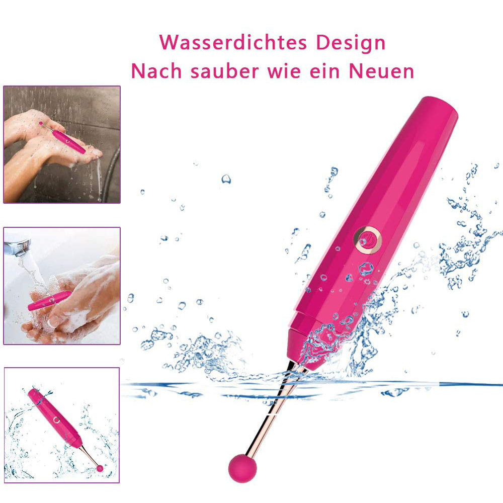 Multi Tip Precision Vibrator / ML-DW-ZD050 / (Rose red)