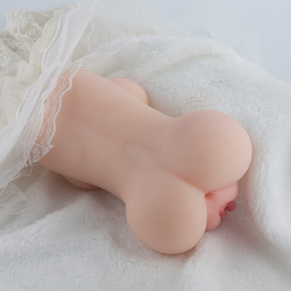 Realistic Pussy & Ass Torso Masturbator / ML-DW-FJ205 / (Fair skin)