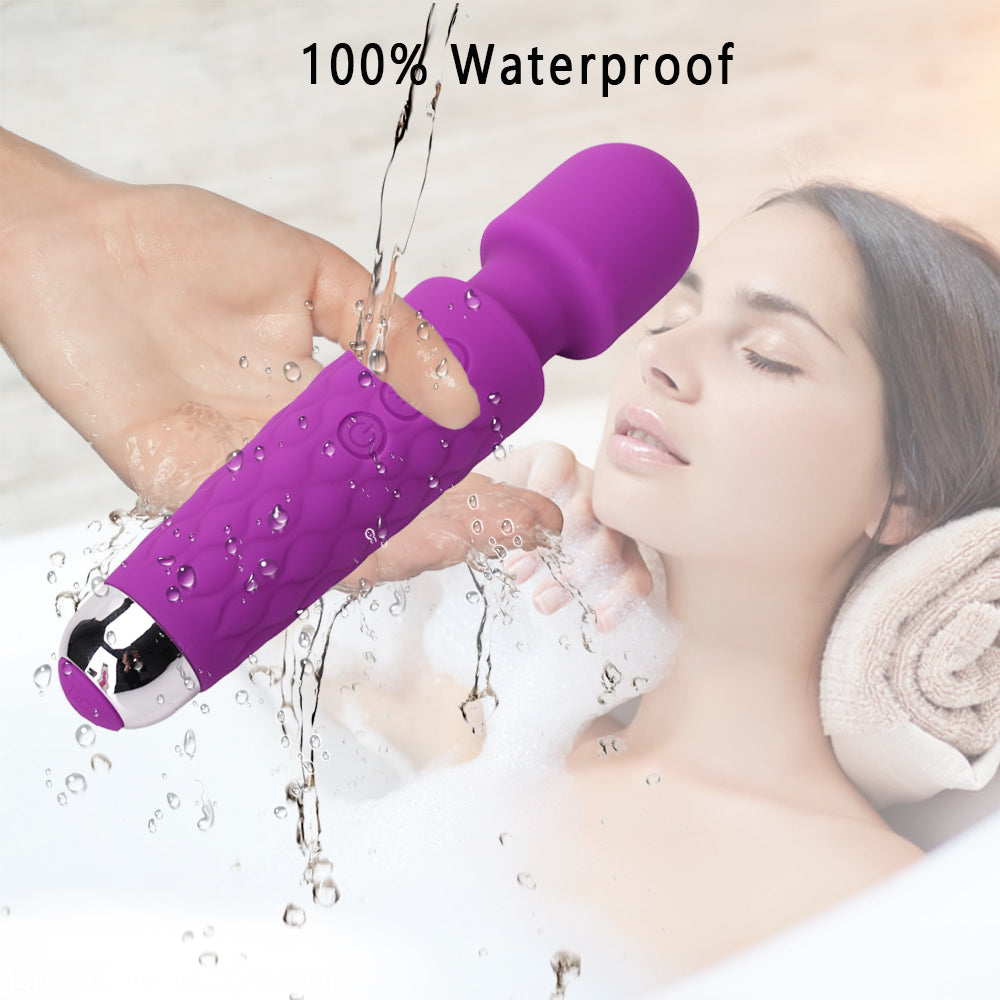 Sleek Multipurpose Wand Vibrator / ML-DW-AV008 / (Purple)