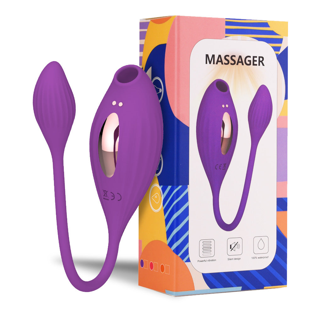 Sucking & Vibrating Egg / ML-DW-TD067 / (Purple)