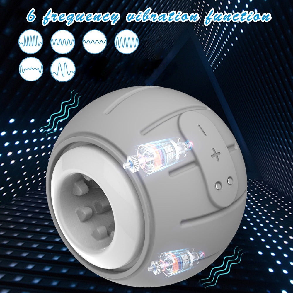 Vibrating Power Ball Stroker / ML-DW-FJ221 / (Gray)