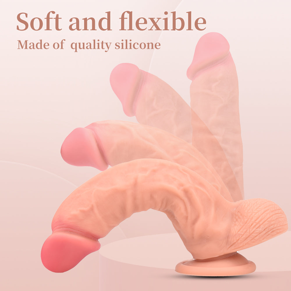 Colossal Dildo with Suction Cup Base / ML-DW-YJ351 / (Fair skin)