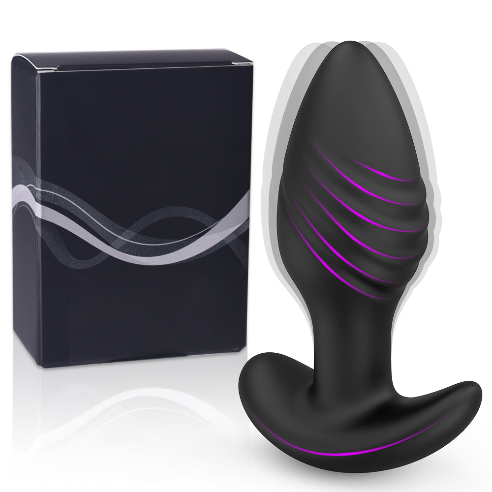 App Controlled Rocking Vibrating Butt Plug / ML-DW-HT516 / (Black)