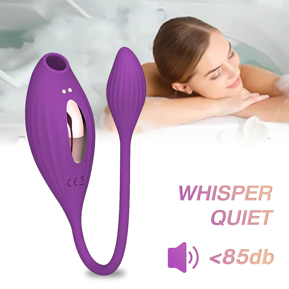 Sucking & Vibrating Egg / ML-DW-TD067 / (Purple)
