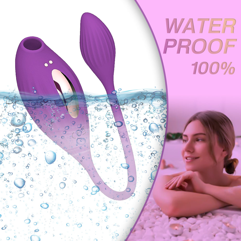 Sucking & Vibrating Egg / ML-DW-TD067 / (Purple)
