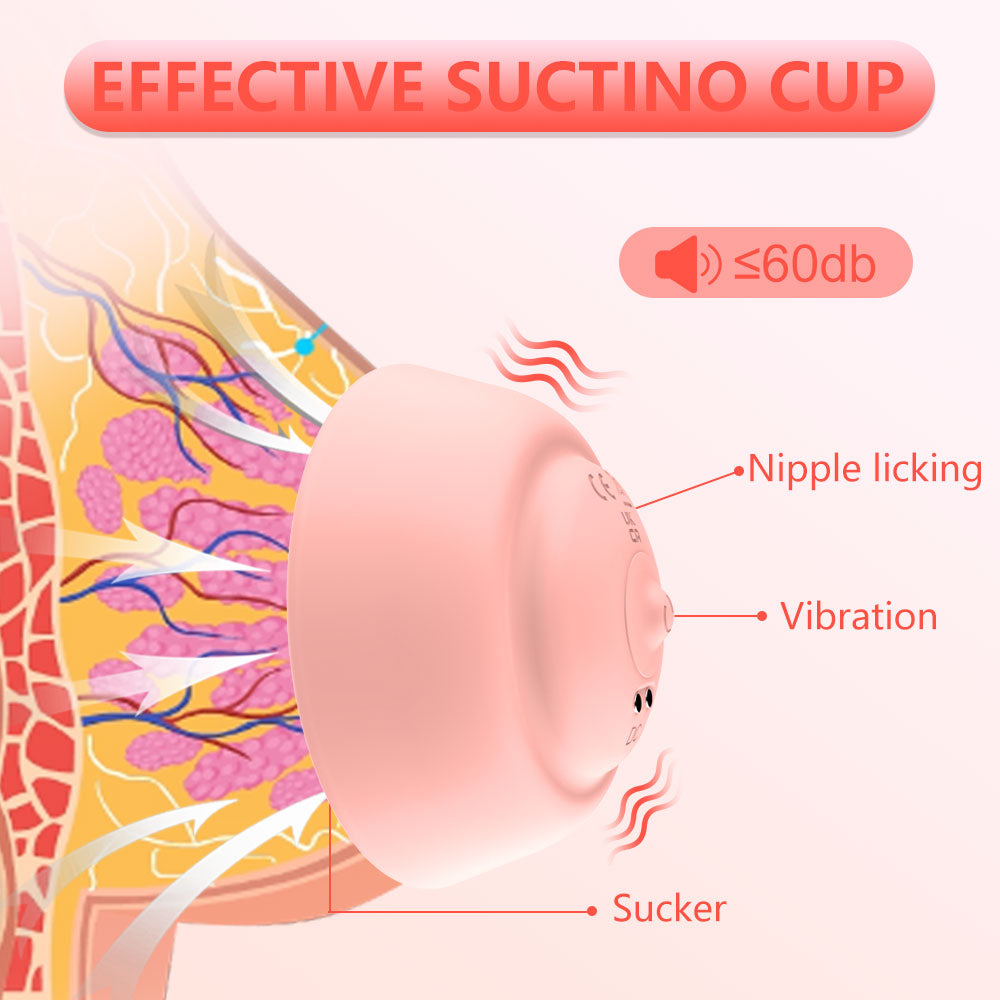 Vibrating Breast Stimulator / ML-DW-XB314 / (Fair skin)