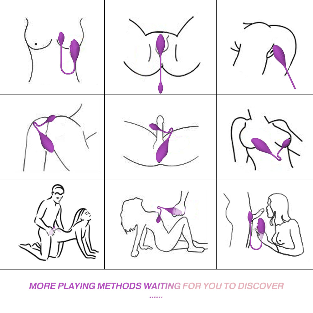 Sucking & Vibrating Egg / ML-DW-TD067 / (Purple)