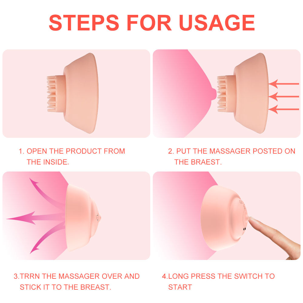 Vibrating Breast Stimulator / ML-DW-XB314 / (Fair skin)